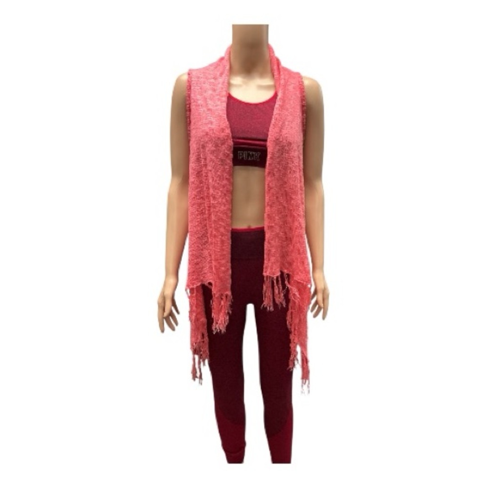 Heart & Crush - EC Coral Fringed Vest